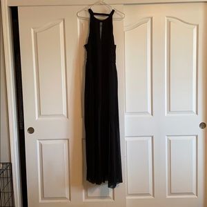 Black maxi dress